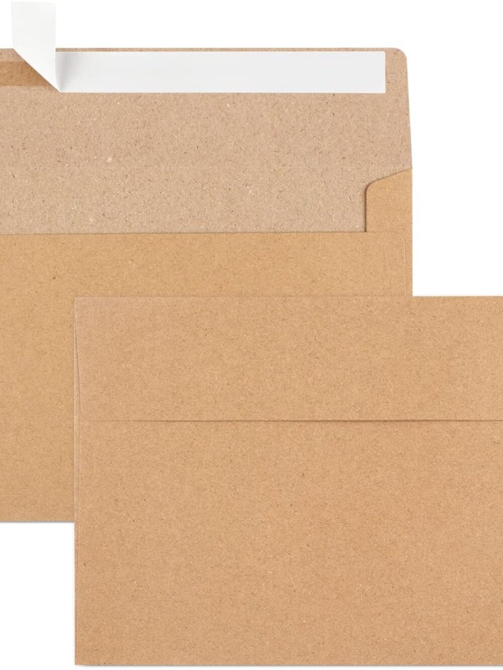 50 Pack Brown Kraft Envelopes, 5x7 Envelopes for Invitations, A7 Invitation Enve